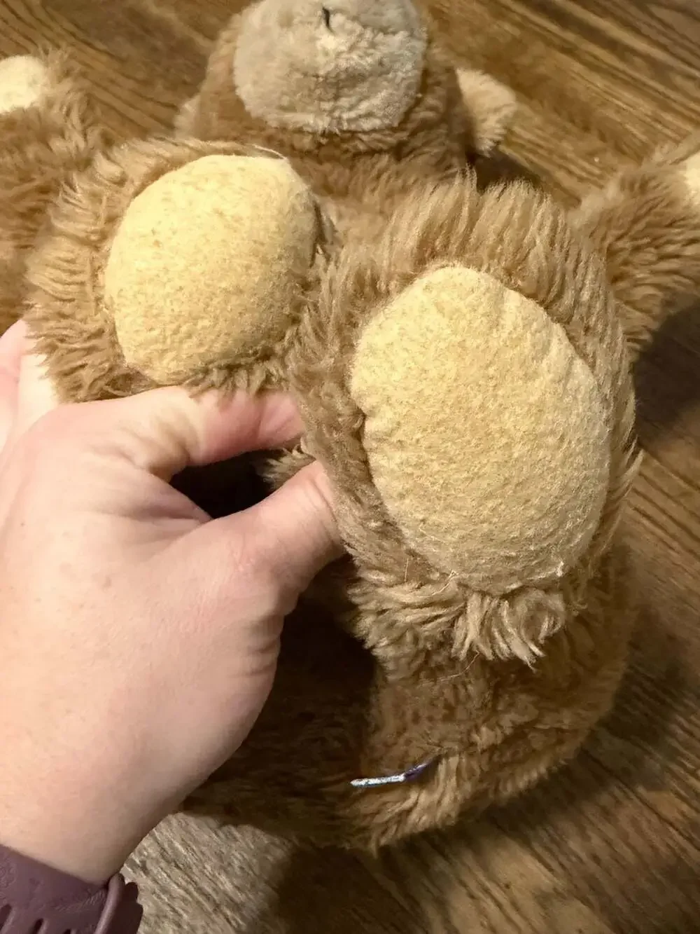 Wallace Berrie Bertram Plush Teddy Bear Brown Stuffed Animal Vintage